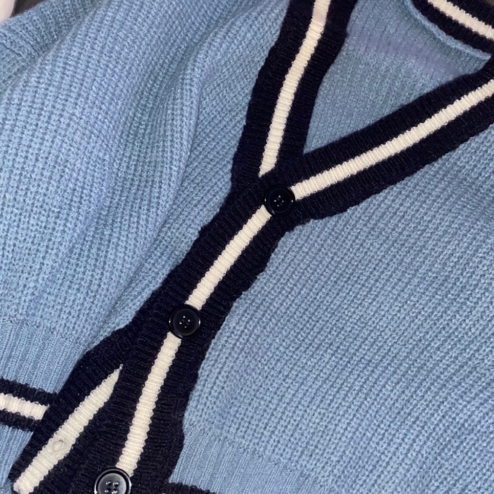 School cardigan button up